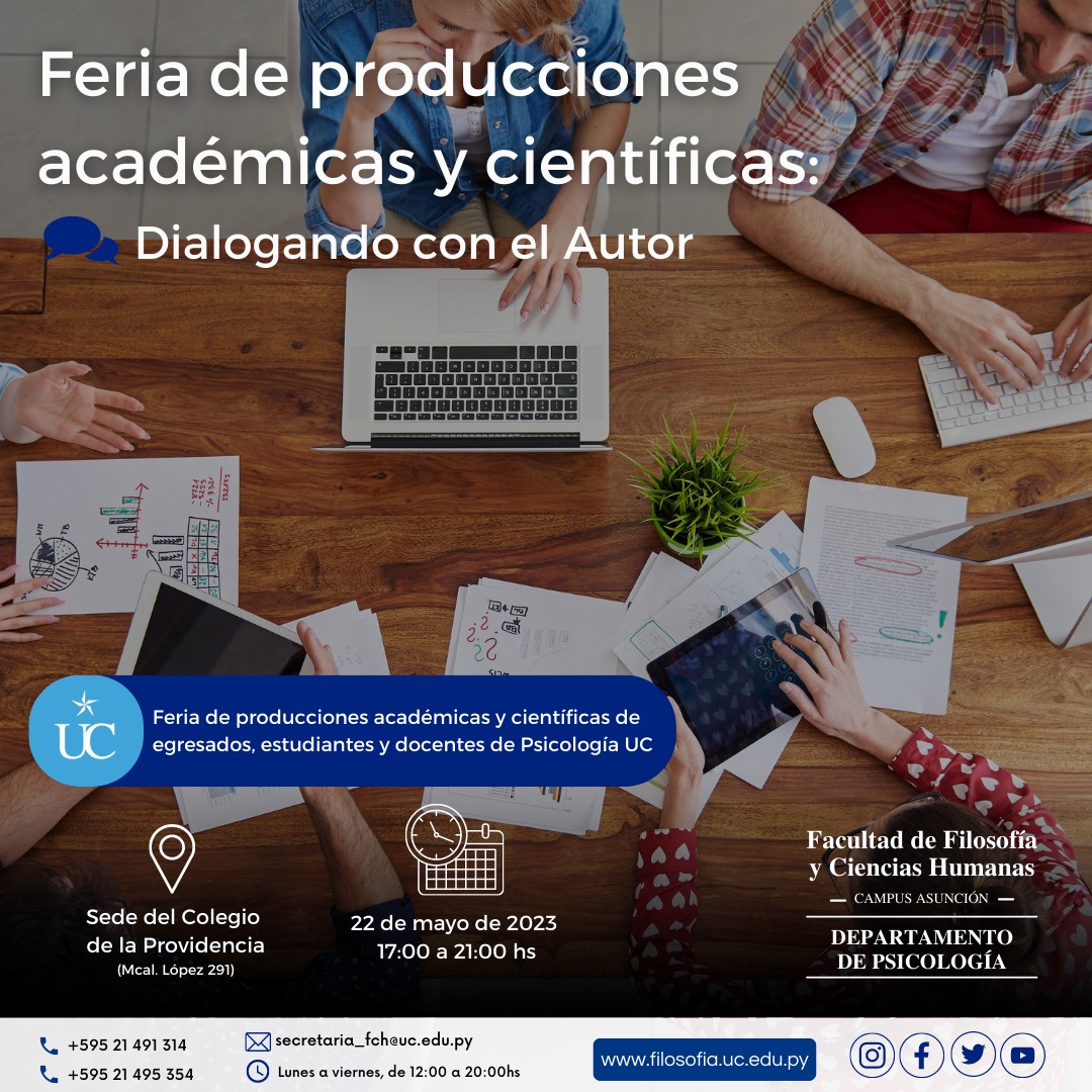 Dialogando con el autor: feria de producciones académicas y científicas ...