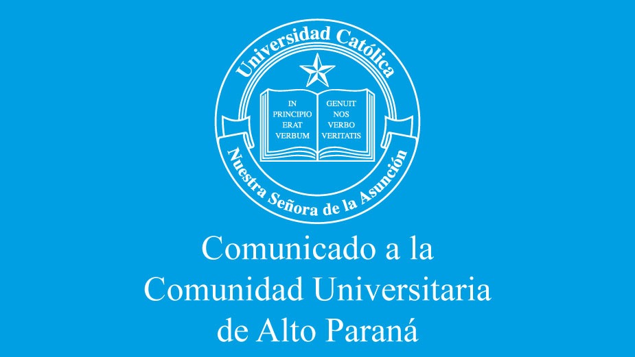 Comunicado a la comunidad educativa del Alto Paraná
