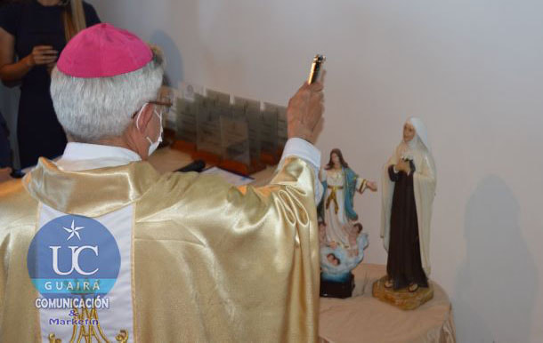 Celebración de misa y entronización de imagen de Nuestra Señora de la Asunción y  «Chiquitunga» en el Campus Guairá