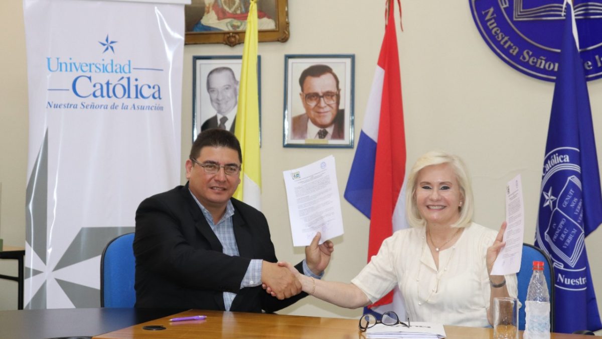 Universidad Católica y Municipalidad de San Pedro del Paraná firman acuerdo de cooperación