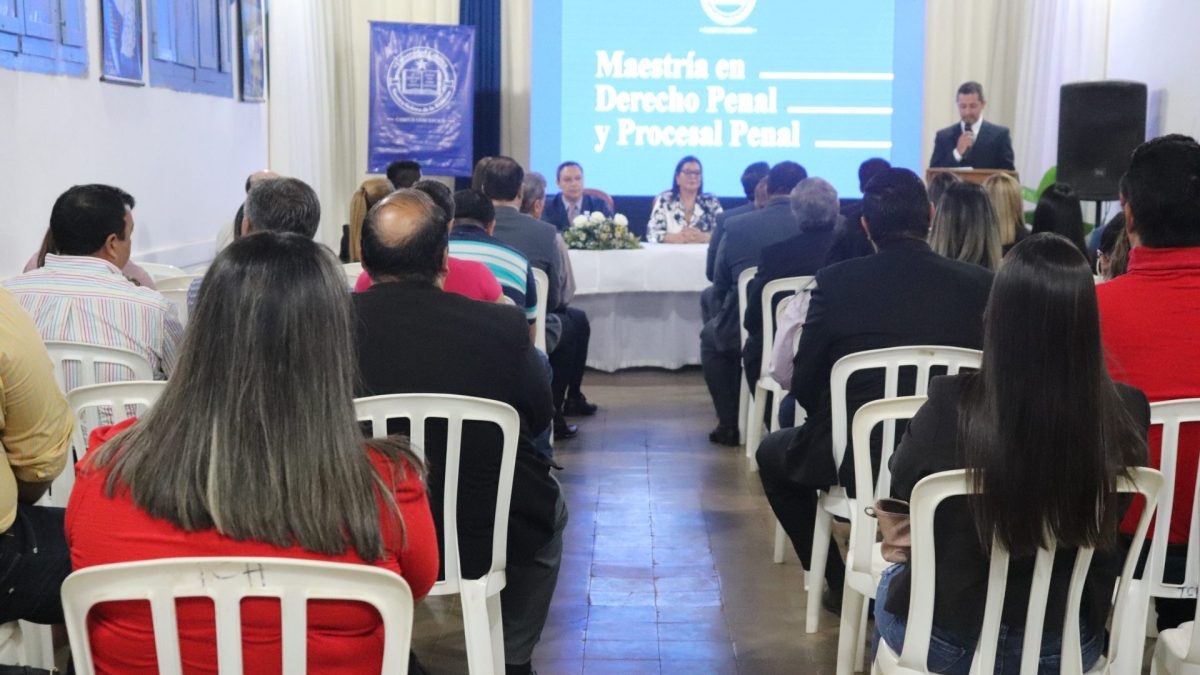 Apertura oficial de la Maestría en Derecho Penal y Procesal Penal en el Campus Concepción